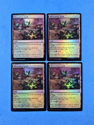 4x Blossoming Sands March Of The Machine 2023 MOM Mtg Magic Card Land 268 Foil - Image 1 of 2