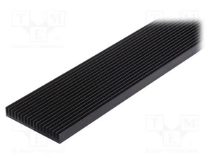 Radiator: wytłaczany żeberkowy czarny L: 1000mm W: 100mm H: 15mm Z1C2 - Bild 1 von 1