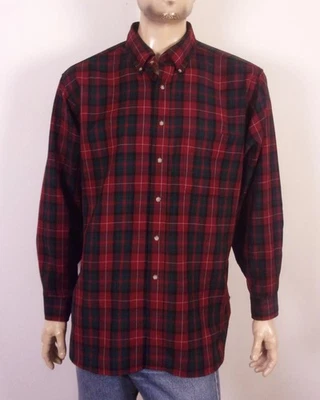 vintage EUC Sir Pendleton Tartan Dress Shirt 100% Wool USA made XL - Image 1 of 4