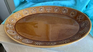 VINTAGE PORTMEIRION POTTERY TOTEM PLATTER/ SERVING DISH SUSAN WILLIAMS-ELLIS - Picture 1 of 5