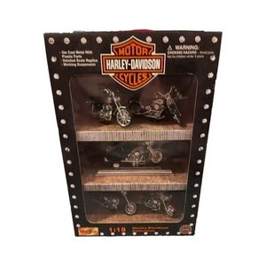 UNGEÖFFNET - Harley Davidson 1:18 Maisto Die Cast 5 Stück Sammlung 1999 - Bild 1 von 6