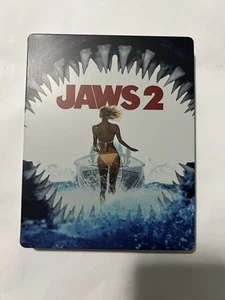 Jaws 2 4K Steelbook (4K Ultra HD + Blu-ray) NO DIGITAL - Picture 1 of 12