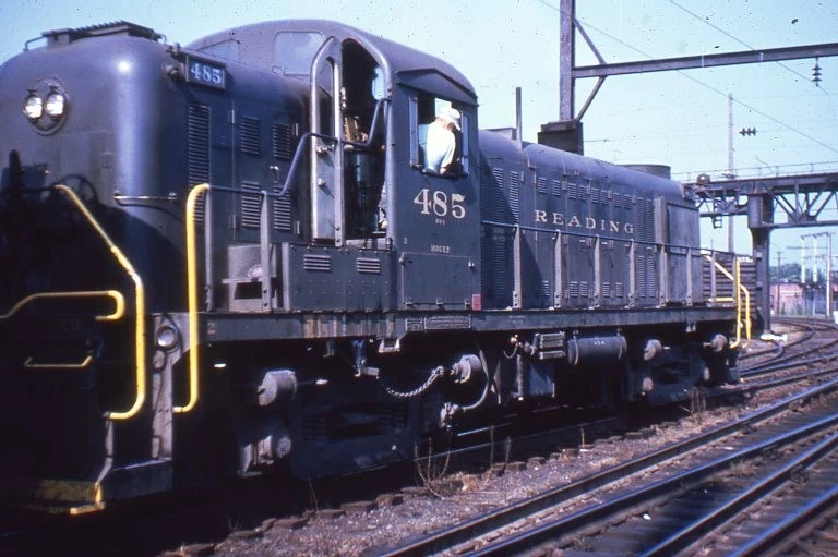 RDG Lectura Ferrocarril RS-3 485 LEB Unidad Asignada Dupe Slide Foto 1 de 1