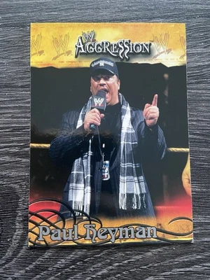 2003 Fleer WWE Aggression #77 Paul Heyman. ECW, Wrestling - Image 1 of 2