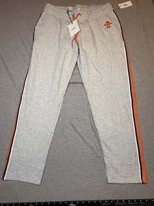 NEU Wear by Erin Andrews Syracuse orangefarbene gestreifte Damen-Jogginghose, Large - Bild 1 von 10
