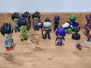 PJ Masks Villains Romeo Luna Girl Night Ninja Ninjalinos Wolfies Kevin Lot Of 15 - Picture 1 of 13