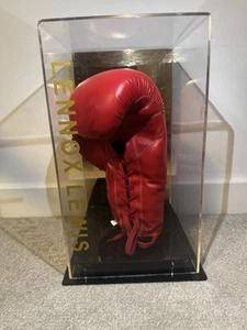 Signed Lennox Lewis World Champion Union Jack Boxing Gloves - Picture 1 of 3