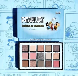 Paleta de sombras de ojos Rude x Shades of Peanuts tonos fríos Snoopy and the Gang Nueva en caja - Imagen 1 de 7