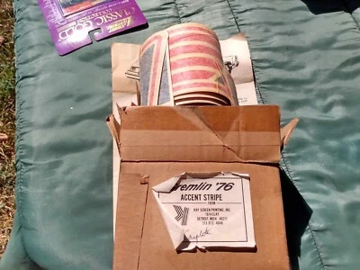 Rare AMC NOS Gremlin Spirit of 76 Dealer stripe kit Bicentennial PATRIOT EDITION - Image 1 of 4