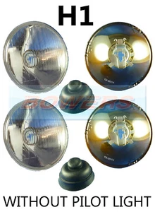 5.75" 5 3/4" CLASSIC CAR SEALED BEAM HEADLAMPS HEADLIGHTS HALOGEN H1 CONVERSION - Picture 1 of 1