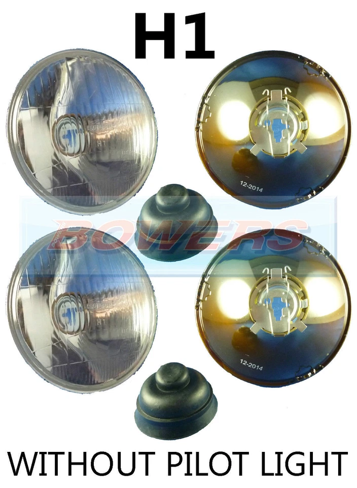 Proiettori fascio auto 5,75"" 5 3/4"" CLASSICA SIGILLATO FARI ALOGENI CONVERSIONE H1 - Immagine 1 di 1