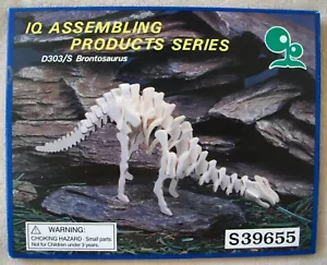 BOX DAMAGED - IQ Assembling Products D303/S Brontosaurus 3D Wood Puzzle Model - Picture 1 of 7