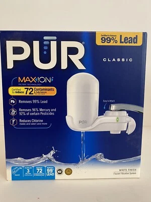 PUR Maxion Classic Faucet Filtration System White Finish FM-3333B BRAND NEW - Image 1 of 4