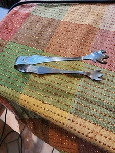 Manchester "Dixie" Sterling Silver Sugar Tongs 4"  free shipping 21 grams - Picture 1 of 10