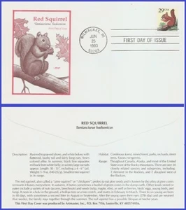 USA5 #2489 U/A ARTMASTER FDC   Red Squirrel - Picture 1 of 1