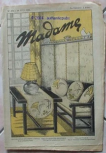 MADAME REVUE NR. 352 VOM 18. JUNI 1931 STICKEREI KREUZSTICH HÄKELN ART DECO SEHR GUTER ZUSTAND - Bild 1 von 1