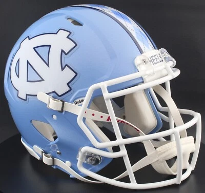 NORTH CAROLINA TAR HEELS NCAA Riddell Speed Full Size AUTHENTIC Football Helmet - Image 1 of 4