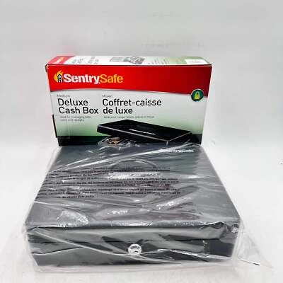 New Sentry Safe Medium Deluxe Cash Box Safebox DCB-1 - Image 1 of 4
