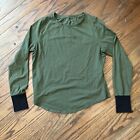 Universal Standard Rhine Colorblock Cuff T-Shirt Black Green Camo 3Xs Xs