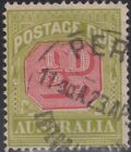 1923 d bicolour Postage Due 3rd wmk, used