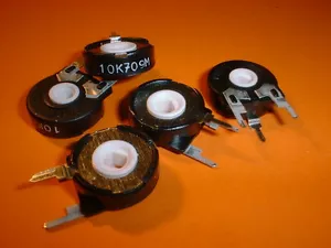 5x Recortadora 10 kOhm de pie Piher PT15NH Trimmpoti - Imagen 1 de 1