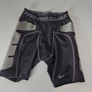 NIKE PRO COMBAT, Gr. M, 140/152, 10-12 Jahre schwarz/grau - Bild 1 von 4