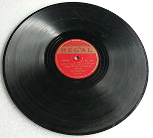 Bollywood Gramophone Record Indian 78rpm Nazir Ahmed Nazir RL 316 - Imagen 1 de 4