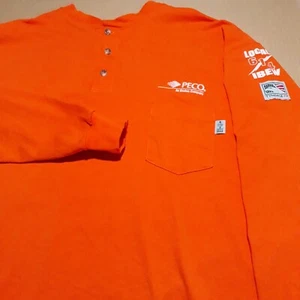 Tyndale FRC USA Uomo 3XL Arancione Henley Resistente alla Fiamma CAT2 CAL8 NFPA 2112 - Foto 1 di 11