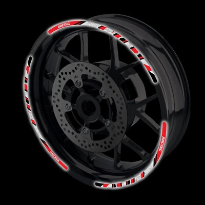 PEGATINA REFLECTANTE DE LLANTA SH02 roja de 17 pulgadas para Honda CB190R 19 20 Foto 1 de 4