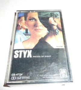 STYX Pieces of Eight Cassette Tape CS-4724 Blue Collar Man Renegade S-12 - Picture 1 of 2
