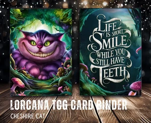 Disney Lorcana LoreBook Cheshire Cat Card Book Portfolio Binder New, Sealed! - Picture 1 of 11