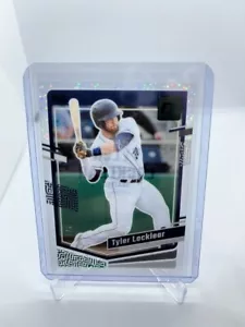 Chronicles Baseball 2023 Tyler Locklear RC Clearly Donruss Green Speckle 4/5 SSP - Picture 1 of 2