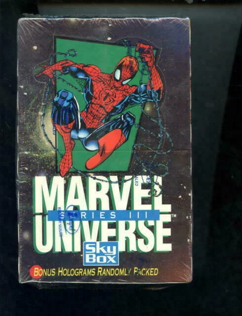 SkyBox Marvel Universe Series III Trading Cards Box