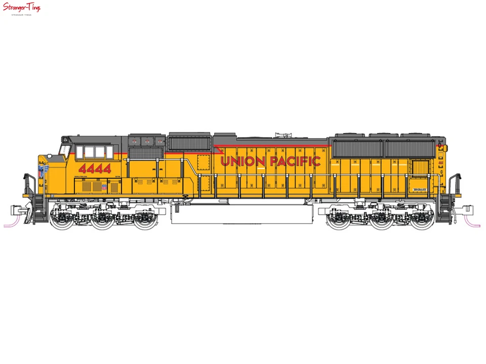 Kato EMD SD70M Union Pacific 4444 1:160 Scale, N Gauge - image 1 of 1
