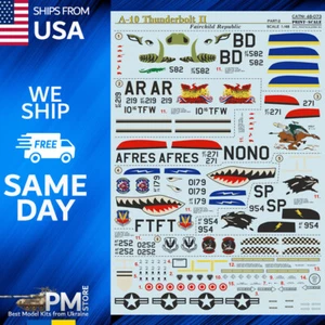 Print Scale 48-073 Decal for A-10 Thunderbolt Ii Part 2 1/48 - Picture 1 of 12