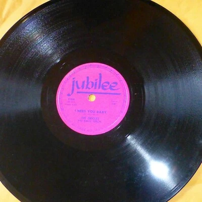 The Orioles I NEED YOU BABY That's When The Good Lord JUBILEE strong VG+ g 2293 Foto 1 de 2