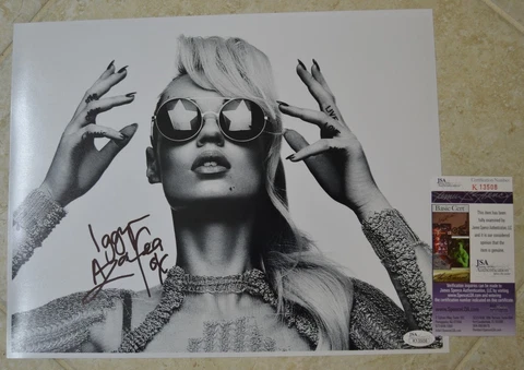 Iggy Azalea Signed 11x14 Photo w/ James Spence JSA COA #K13508 + PROOF Cover