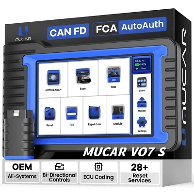 MUCAR VO7S OBD2 Car Scanner All System Keys Coding Automotive Diagnostic Tool - Image 1 of 4