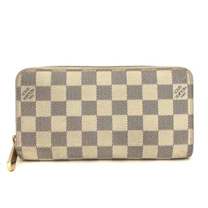 Louis Vuitton Damier Azur Zippy Zip Around Long Wallet Geldbörse Weiß/6BE0171 - Bild 1 von 8