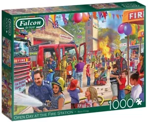 Falcon 1000 Piece Jigsaw Puzzle - Open Day At The Fire Station - Picture 1 of 1