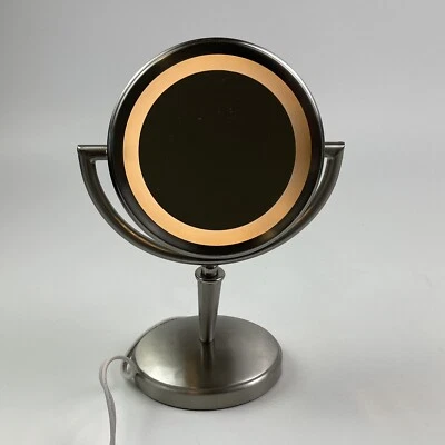 Espejo de Maquillaje Revlon RV 970 Doble Luz Lupa Base Cromada Helen Of Troy Foto 1 de 4