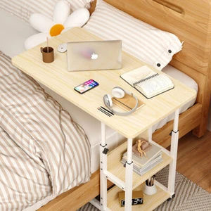 Over Bed Chair Table Hospital Aid Overbed Height & Angle Adjustable Laptop Tray - Picture 1 of 11