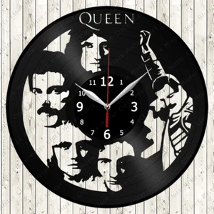 Queen Vinyl Record Wall Clock Decor Handmade 495 - Picture 1 of 12