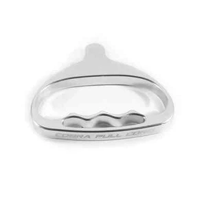 CC COBRA SNOWMOBILE BILLET ALUMINUM PULL CORD HANDLE "SILVER" - Picture 1 of 2