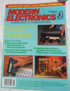 Rare Vintage - Lot of 1 - Modern Electronics Magazine - June 1989 - Imagen 1 de 2