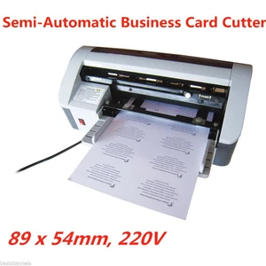 220V Desktop Semi-Automatic Business Name ID Card Cutter Cutting Machine