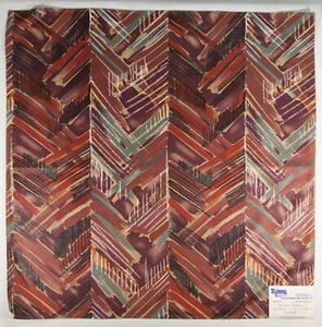 Margin Designs-Arizona/Antique; Brushstroke Chevron Stripe; Cotton Sateen Fabric - Picture 1 of 3