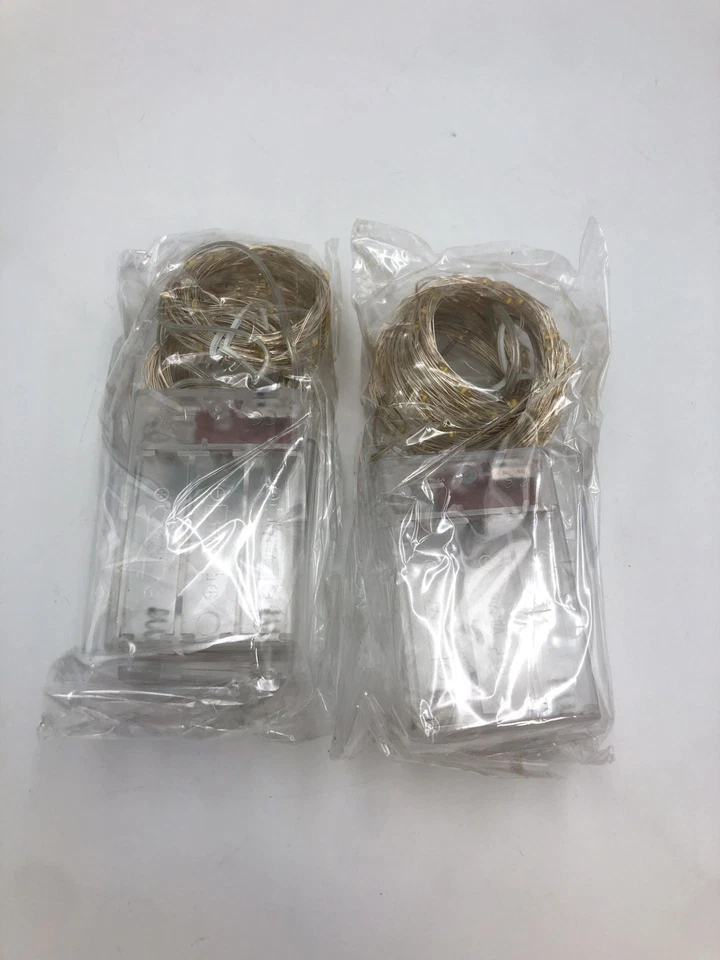 ITICdecor 10M 100LED Filo di Rame Batteria Catena Luminosa Interno per Festa,... - Immagine 1 di 4