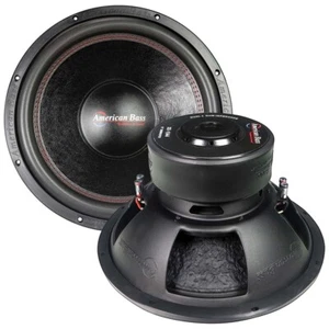 (2) AMERICAN BASS XD 15” DUAL 4-OHM CAR AUDIO SUBWOOFERS SUBS SUBWOOFER (1 PAIR) - Picture 1 of 3