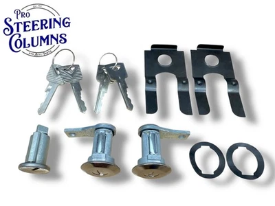 61 e acima Mustang Comet Thunderbird conjunto de cilindros de ignição e trava de porta logotipo Ford - Imagem 1 de 4